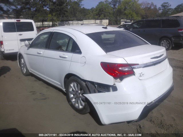 1C3CCBBB9DN501643 - 2013 CHRYSLER 200 TOURING WHITE photo 3