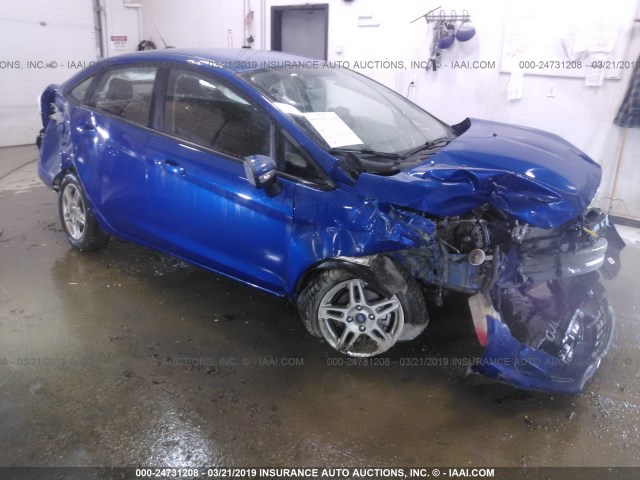 3FADP4BJ2JM141196 - 2018 FORD FIESTA SE BLUE photo 6