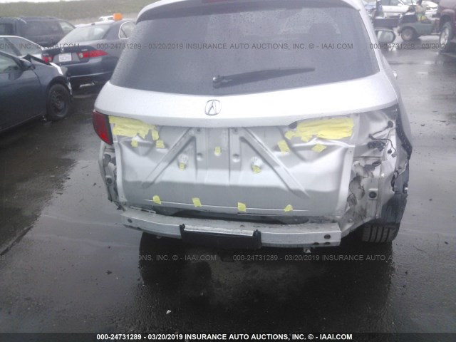 5J8TB18589A004299 - 2009 ACURA RDX TECHNOLOGY SILVER photo 6