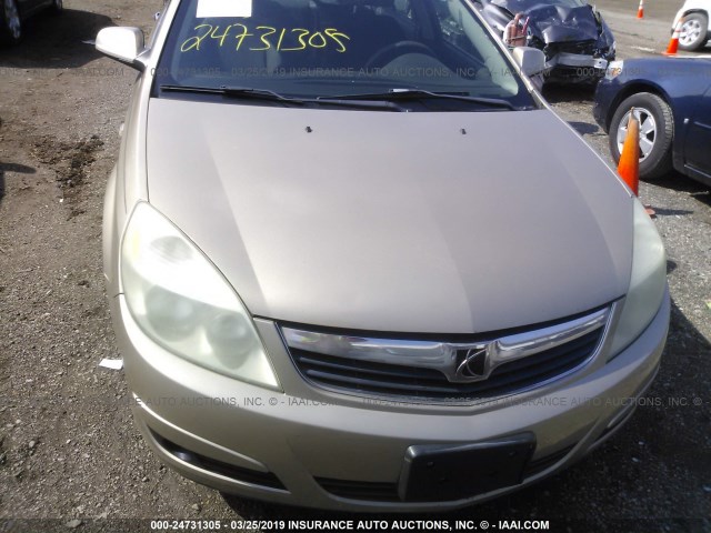 1G8ZV57777F178157 - 2007 SATURN AURA XR GOLD photo 6