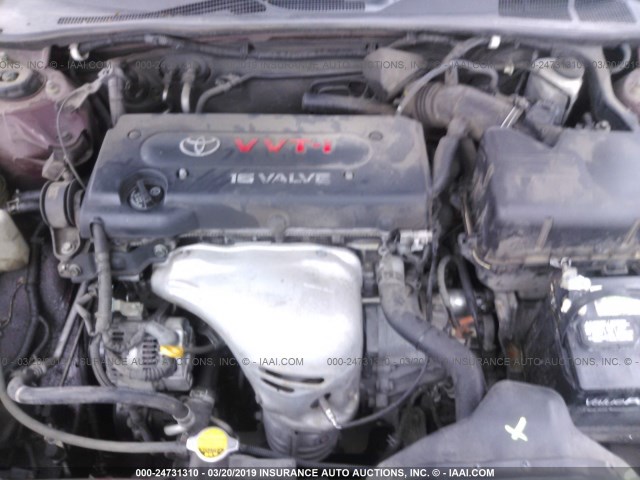 4T1BE32K03U169678 - 2003 TOYOTA CAMRY LE/XLE/SE RED photo 10