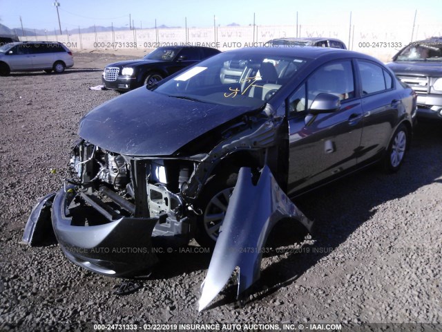 19XFB2F96CE041718 - 2012 HONDA CIVIC EXL GRAY photo 2