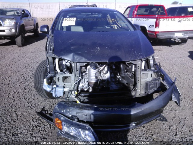 19XFB2F96CE041718 - 2012 HONDA CIVIC EXL GRAY photo 6