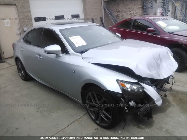 JTHCF1D27E5010563 - 2014 LEXUS IS 250 SILVER photo 1