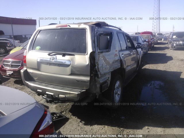 JTEZT14R960026548 - 2006 TOYOTA 4RUNNER SR5/SPORT BROWN photo 4