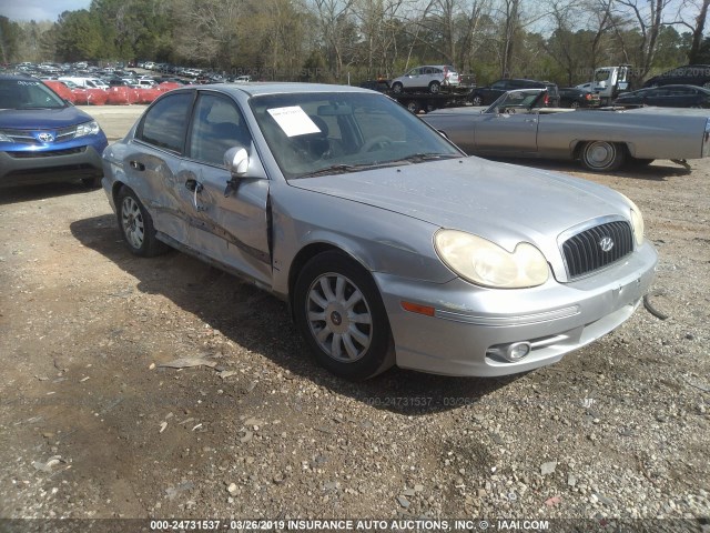 KMHWF35HX4A005694 - 2004 HYUNDAI SONATA GLS/LX SILVER photo 1