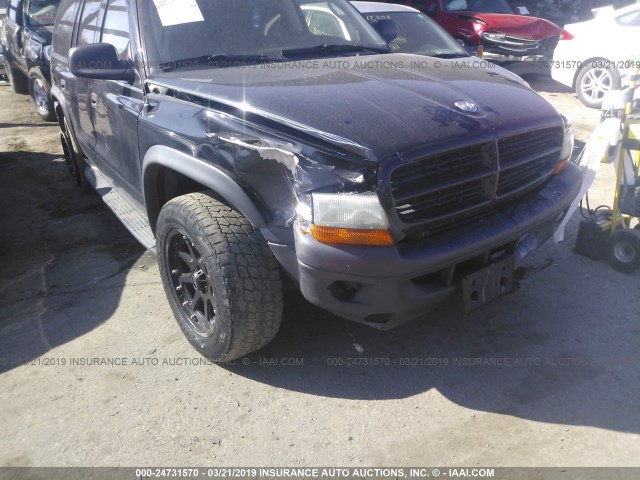 1D4HS38N03F559681 - 2003 DODGE DURANGO SPORT BLACK photo 6