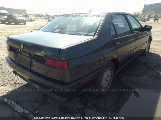 ZAREA33L2M6207797 - 1991 ALFA ROMEO 164 L GREEN photo 4