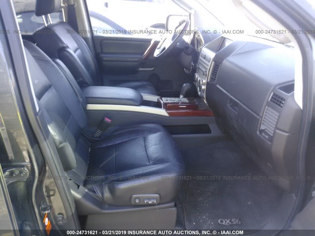 5N3AA08A17N801244 - 2007 INFINITI QX56 GRAY photo 5