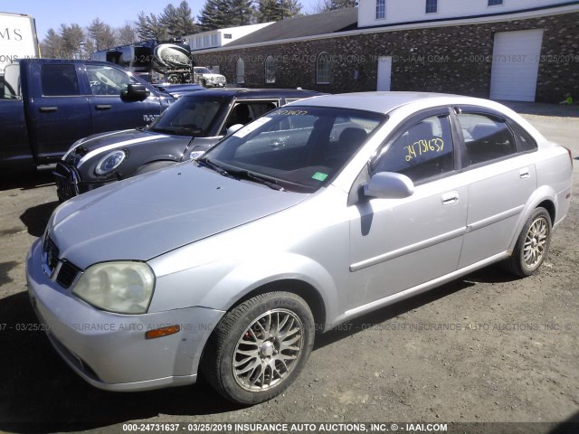 KL5JD56Z75K175245 - 2005 SUZUKI FORENZA S SILVER photo 2