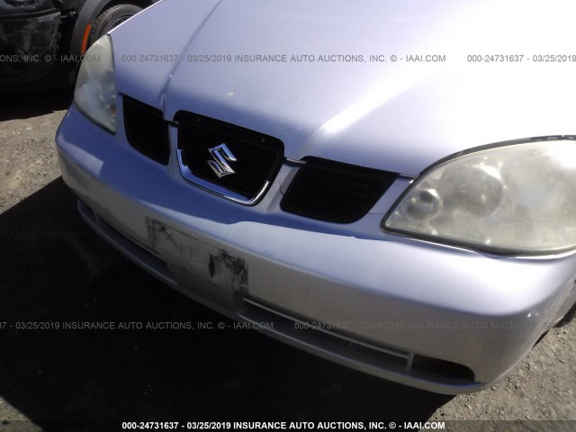 KL5JD56Z75K175245 - 2005 SUZUKI FORENZA S SILVER photo 6