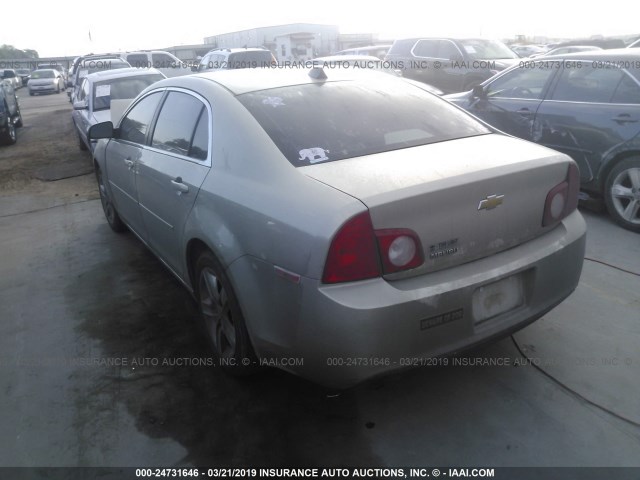 1G1ZB5E05CF332453 - 2012 CHEVROLET MALIBU LS CREAM photo 3