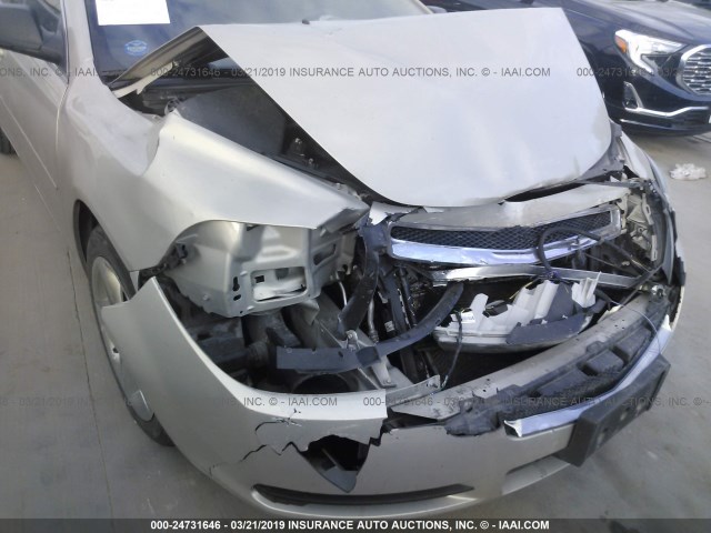 1G1ZB5E05CF332453 - 2012 CHEVROLET MALIBU LS CREAM photo 6