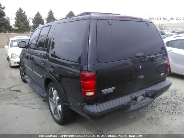 1FMRU15W61LB33159 - 2001 FORD EXPEDITION XLT BLACK photo 3