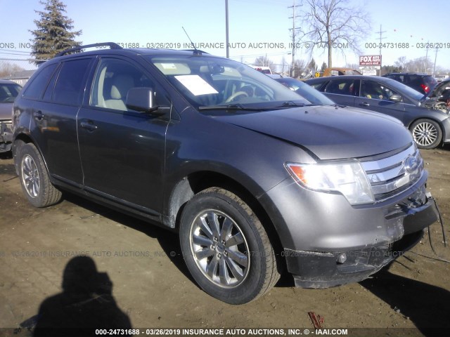 2FMDK4JC5ABB24708 - 2010 FORD EDGE SEL GRAY photo 1