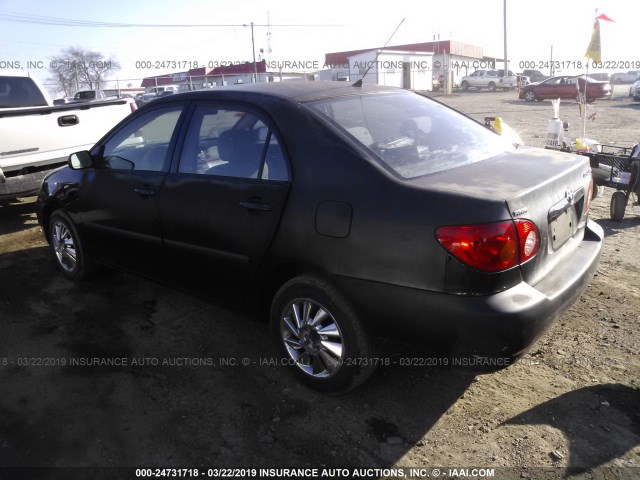 2T1BR32E64C216973 - 2004 TOYOTA COROLLA CE/LE/S BLACK photo 3