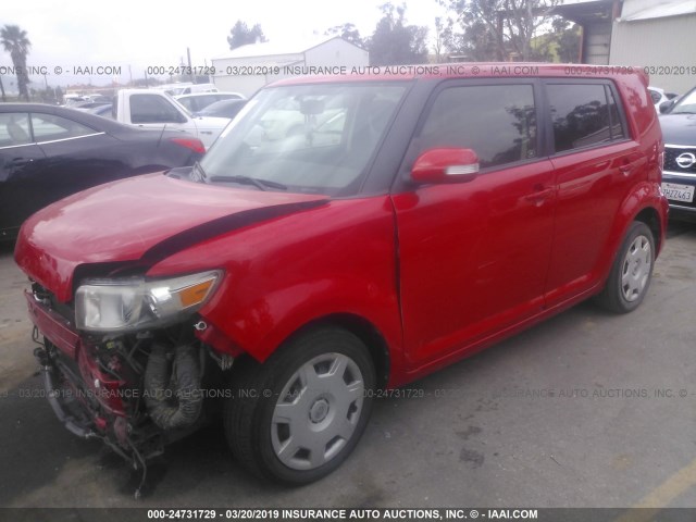JTLZE4FE7EJ051407 - 2014 TOYOTA SCION XB RED photo 2