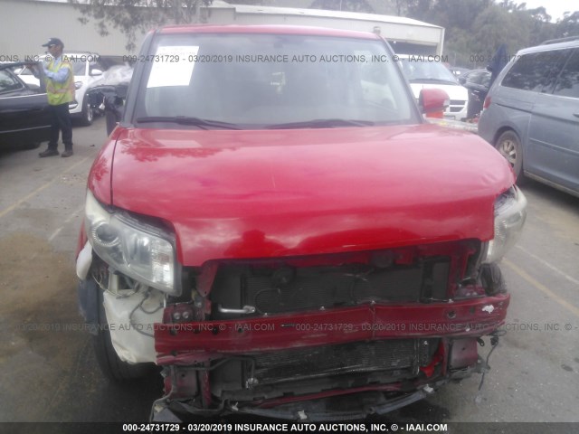 JTLZE4FE7EJ051407 - 2014 TOYOTA SCION XB RED photo 6