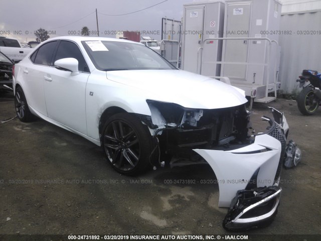 JTHBA1D23J5081909 - 2018 LEXUS IS 300 WHITE photo 1