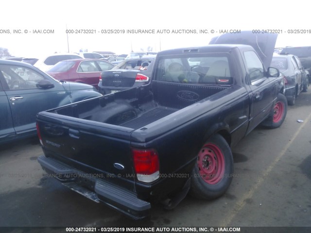 1FTYR10C6YTA70041 - 2000 FORD RANGER BLACK photo 4