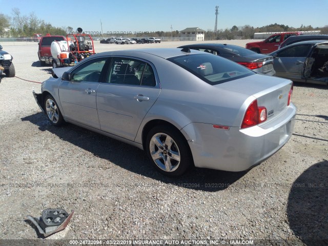 1G1ZB5E05CF178794 - 2012 CHEVROLET MALIBU LS ვერცხლისფერი ფოტო 3