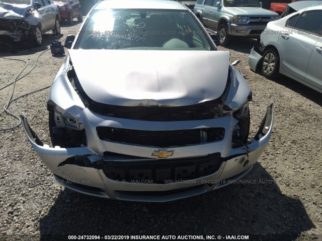1G1ZB5E05CF178794 - 2012 CHEVROLET MALIBU LS ვერცხლისფერი ფოტო 6