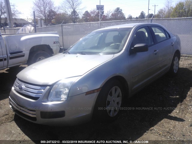 3FAHP06Z99R187231 - 2009 FORD FUSION S GRAY photo 2