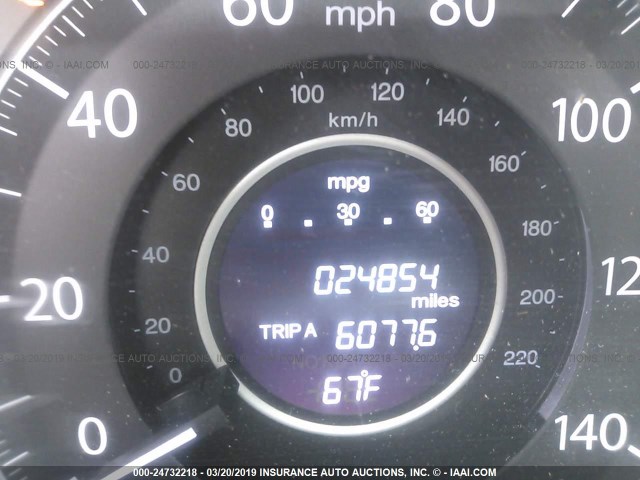 2HKRM4H35FH697078 - 2015 HONDA CR-V LX SILVER photo 7