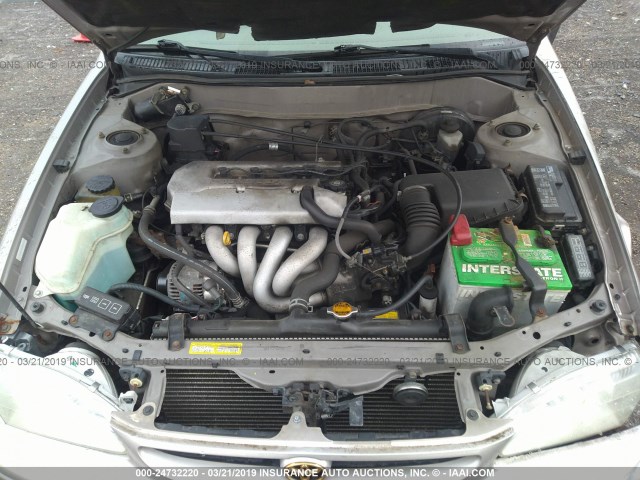 2T1BR18EXWC092012 - 1998 TOYOTA COROLLA VE/CE/LE 棕色 照片 10