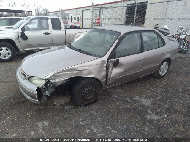 2T1BR18EXWC092012 - 1998 TOYOTA COROLLA VE/CE/LE 棕色 照片 2