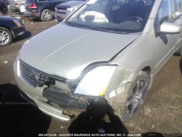 3N1AB61E07L681577 - 2007 NISSAN SENTRA 2.0/2.0S/2.0SL GRAY photo 6