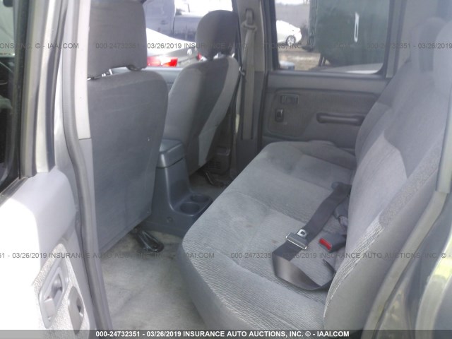 1N6ED27TXYC433922 - 2000 NISSAN FRONTIER CREW CAB XE/CREW CAB SE GRAY photo 8