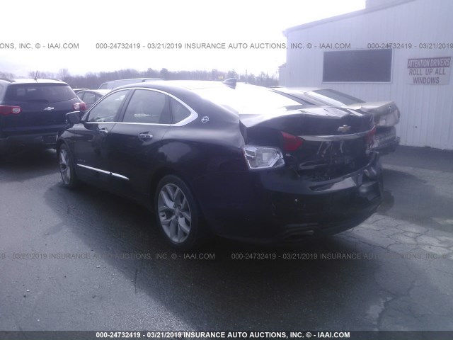 2G1145S31G9130438 - 2016 CHEVROLET IMPALA LTZ BLACK photo 3