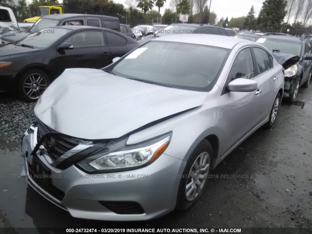 1N4AL3AP1GC259636 - 2016 NISSAN ALTIMA 2.5/S/SV/SL/SR SILVER photo 2