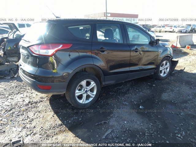 1FMCU0F78FUC01194 - 2015 FORD ESCAPE S BLACK photo 4