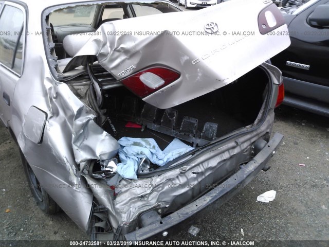 1NXBR12E0XZ143591 - 1999 TOYOTA COROLLA VE/CE/LE 棕色 照片 6