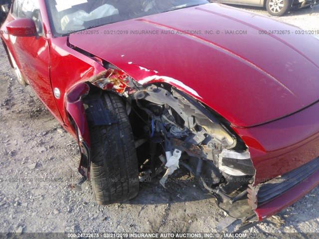 JN1AZ34D03T110397 - 2003 NISSAN 350Z COUPE RED photo 6