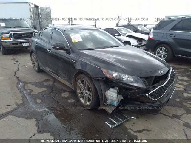 5XXGR4A69DG138672 - 2013 KIA OPTIMA SX BLACK photo 1