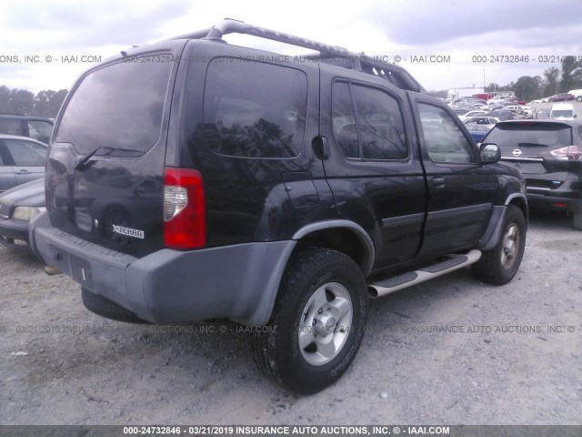 5N1ED28T13C695821 - 2003 NISSAN XTERRA XE/SE BLACK photo 4