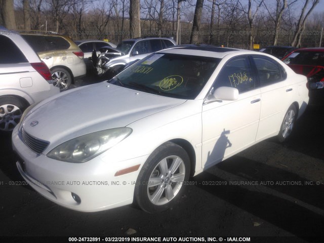 JTHBA30G265159889 - 2006 LEXUS ES 330 WHITE photo 2