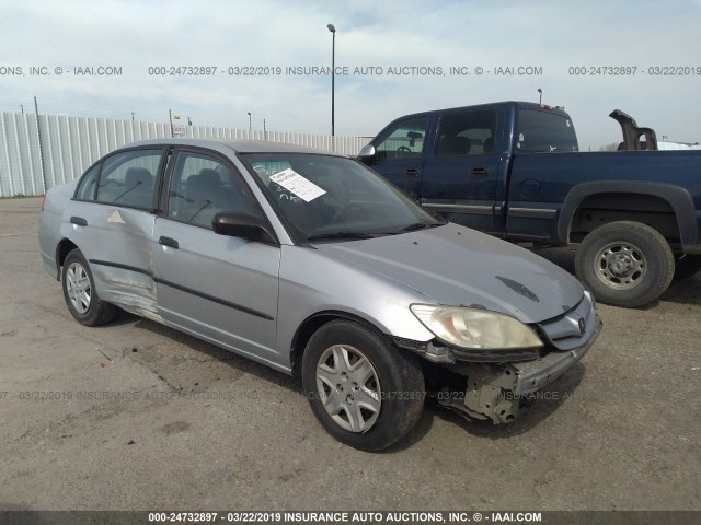 1HGES16344L004128 - 2004 HONDA CIVIC DX VP Gümüş foto 1