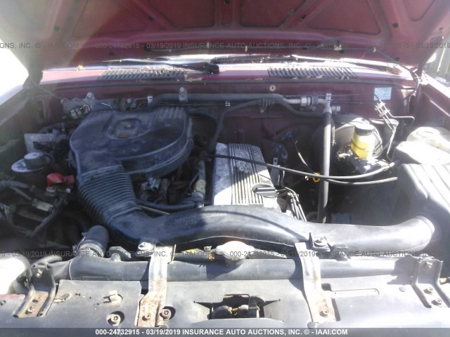 1N6SD11Y4VC335448 - 1997 NISSAN TRUCK XE RED photo 10