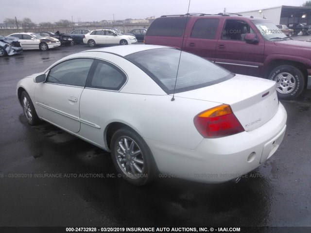 4C3AG52H01E073246 - 2001 CHRYSLER SEBRING LXI WHITE photo 3