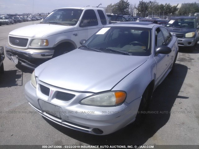 1G2NF52F13C191552 - 2003 PONTIAC GRAND AM SE1 SILVER photo 2