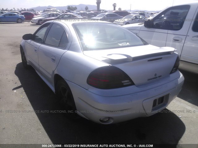 1G2NF52F13C191552 - 2003 PONTIAC GRAND AM SE1 SILVER photo 3