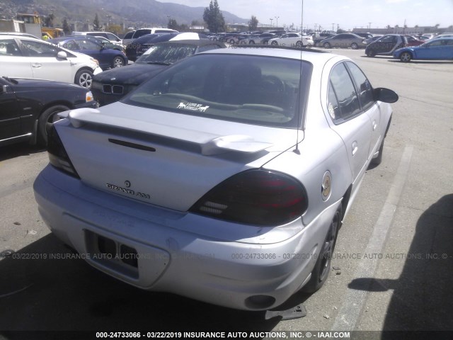 1G2NF52F13C191552 - 2003 PONTIAC GRAND AM SE1 SILVER photo 4