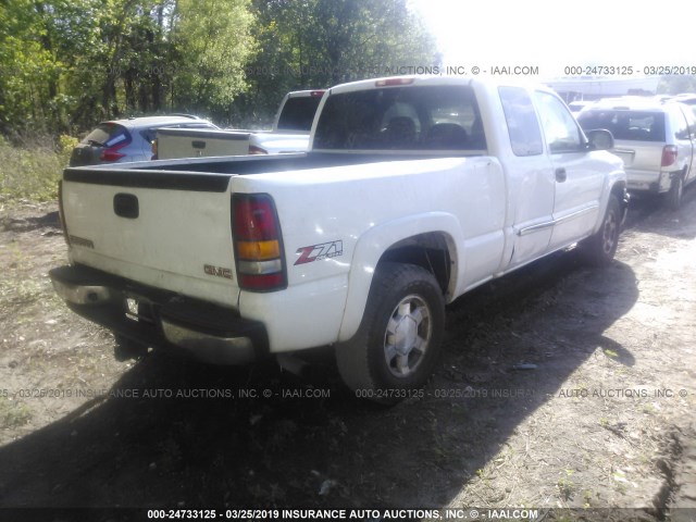 1GTEK19B06Z159678 - 2006 GMC NEW SIERRA K1500 WHITE photo 4