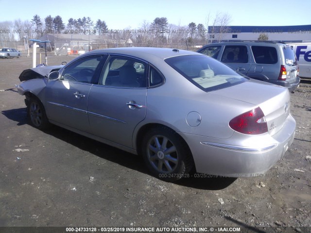 2G4WD582261315411 - 2006 BUICK LACROSSE CXL SILVER photo 3