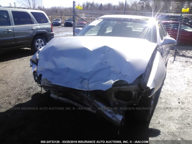 2G4WD582261315411 - 2006 BUICK LACROSSE CXL SILVER photo 6