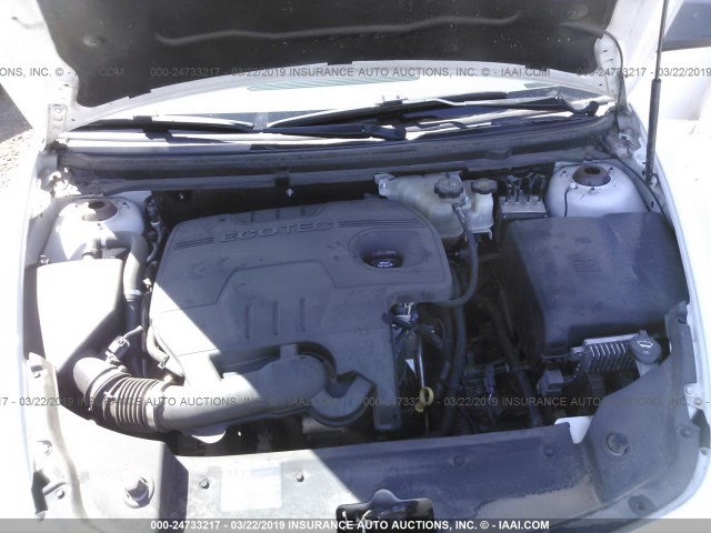 1G1ZB5E05CF218064 - 2012 CHEVROLET MALIBU LS WHITE photo 10